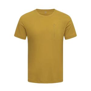 T-shirt en coton de soie glacée pour homme, style décontracté d'été, col rond, manches courtes, thermoscellé, style universel, tissu en polyester respirant - Product Image 4