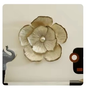 Tenture murale d'art en métal fait à la main en fer Design abstrait personnalisable pour des intérieurs élégants au prix de gros - Product Image 2