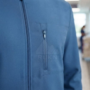 Blouse médicale tricotée moderne, uniforme d'infirmière, fermeture éclair intégrale, légère, haute qualité, vêtements pour le personnel des cliniques et des hôpitaux - Product Image 5