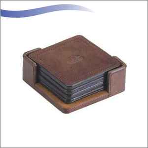 Wholesale New Design <b>Leather</b> coaster Stand Shape Genuine <b>Leather</b> <b>Placemats</b> and Coasters for Drinks at Best Price - Product Image 6