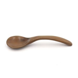 Cuillère à soupe en bois de manguier classique en gros, faite à la main, antiadhésive, forme personnalisable pour servir des salades, des plats, des fêtes, la table - Product Image 2
