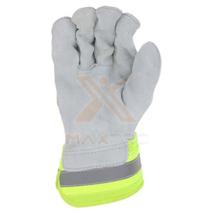 Latest Style Hand Protective Working <b>Gloves</b> Genuine Leather Working <b>Gloves</b> Heavy Duty Working <b>Gloves</b> - Product Image 4