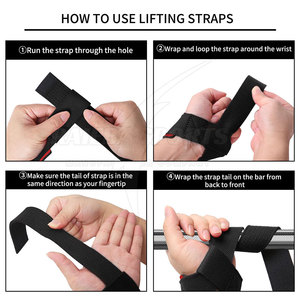 Bandes de poignet en néoprène pour la musculation - Sangles de gym antidérapantes pour l'entraînement physique, couleur et taille personnalisables, unisexe, fabriqué au Pakistan - Product Image 6
