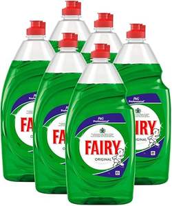 Líquido lavavajillas Fairy Original, 900 ml x 6, verde - Product Image 2