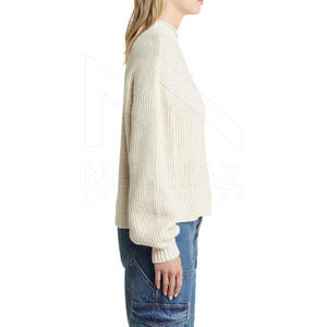 Jersey de algodón de talla grande para mujer, suéteres recién llegados, ropa de moda para mujer, suéter transpirable suave a precio de venta - Product Image 4