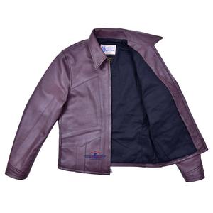 FiveStar Mens Classic Retro 1930s Steerhide Chaqueta de cuero Vintage Abrigo DE TRABAJO Durable Invierno Casual Moda Prendas de abrigo Suministro OEM - Product Image 1