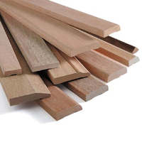 Premium Gerutu Pine Wood Solid Dressed Timber Moulding Malaysia Origin Customizable Outdoor Structure Furniture Refining Large