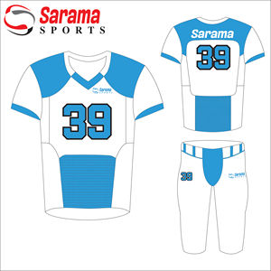 เครื่องแบบอเมริกันฟุตบอลบุรุษราคาถูกซับลิเมชัน sialkot Tackle twill American, - Product Image 1