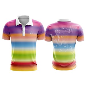 เสื้อโปโลพิมพ์ซับลิเมชันสำหรับชุดกีฬาและเครื่องแบบส่งเสริมการขาย - Product Image 5