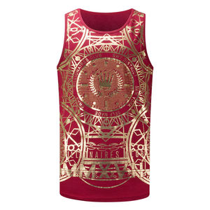 เสื้อกล้ามออกกำลังกายแขนกุดสำหรับผู้ชายผ้าฝ้ายพิมพ์ลายป้องกันป้ายโลโก้ตามสั่ง - Product Image 2