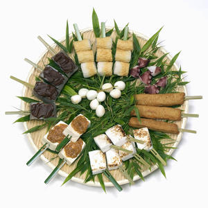 Wholesale MANYO Natural Texture Bamboo Flat Winnowing Basket <b>Colander</b> with Resin Edge Wrapped Kitchen Gadgets New Greatest Cost! - Product Image 4