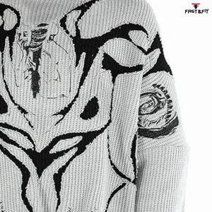 Pull d'hiver pour homme en laine/cachemire à manches longues, col rond, logo sur le devant, tricoté, anti-rides, séchage rapide, design personnalisé, haute qualité - Product Image 6