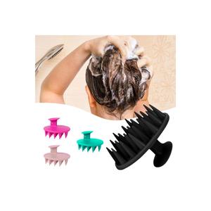 Soft Silicone-Tipped <b>Hair</b> Scalp Massage <b>Comb</b> & <b>Hair</b> Care/Washing Brush - Product Image 1