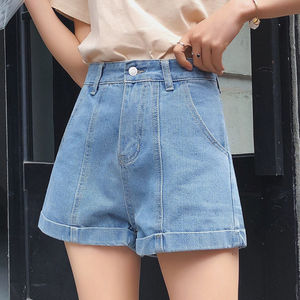 New Fashion Custom Made Women's Denim Shorts in Top Quality Summer Wear Quick Dry Breathable <b>Soft</b> Customized Denim Shorts - Product Image 6
