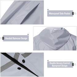 Vente en gros manteau de pluie de haute qualité vêtements de travail ensemble de vêtements de pluie longs personnalisés imperméable imperméable - Product Image 5