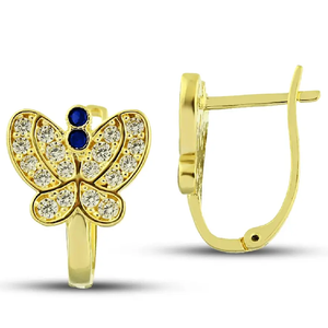 Pendientes colgantes de oro puro de 14K de alta calidad, esmalte fino, Trabajo para niños, estilo moderno, regalo de pavo hecho a mano con perla de plata de 18K y 21K - Product Image 2