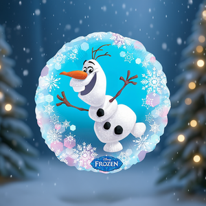 Ballon en feuille d'aluminium Olaf 43 cm, décorations de fête sur le thème de La Reine des Neiges - Product Image 3