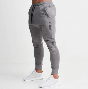 Pantalones de algodón de talla grande con logotipo personalizado, pantalones de chándal para hombre, Jogger, gimnasio, sudor, entrenamiento, Fitness, ropa suave, Joggers deportivos para hombre - Product Image 2