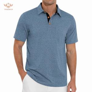 Hombres Casual para Polos Calidad Premium 100% Algodón Secado rápido Cuello Camiseta Manga Corta Venta al por mayor Bangladesh - Product Image 1