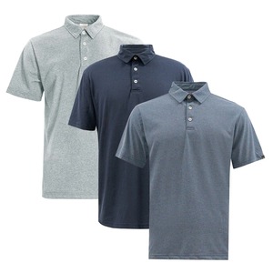 เสื้อโปโลผู้ชาย แขนสั้น แห้งเร็ว ลายเรียบ ไซส์ใหญ่ รับผลิตแบรนด์ส่วนตัว - Product Image 4