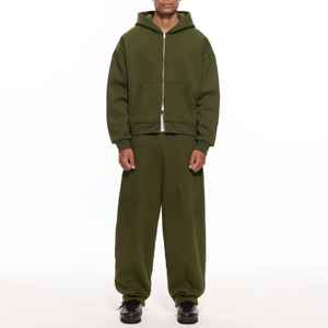 340วิ่งขาตรงสำหรับผู้ชายชุดวอร์มผ้าโพลีเอสเตอร์/ ผ้าฝ้าย GSM รุ่นโอเวอร์ไซส์ - Product Image 3