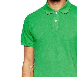 Polos de manga corta personalizados OEM de color sólido para hombre, ropa de verano de algodón de talla grande, camisas transpirables para hombre de alta calidad - Product Image 3