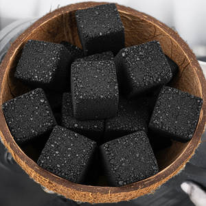Briquetas de carbón de narguile de coco 100% ecológicas-Sin humo, alta retención de calor - Product Image 1