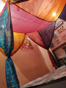 Boho Vintage King Size Canopy Curtains India Inspired Multi-<b>Bed</b> Bohemian Home Decor Mosquito Net <b>Tent</b> Camping Sari Saree <b>Beds</b> - Product Image 5