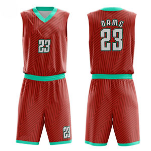 Uniforme de Baloncesto Personalizado al por Mayor para Hombre, Última Moda, Secado Rápido, Poliéster, Uniforme Deportivo de Entrenamiento, Logotipo Impreso - Product Image 4