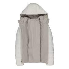 OEM personalizado de los hombres de la calle de estilo bombardero Puffer chaqueta de invierno de cuello alto frente logotipo personalizado XL tela de lona luz con capucha - Product Image 4