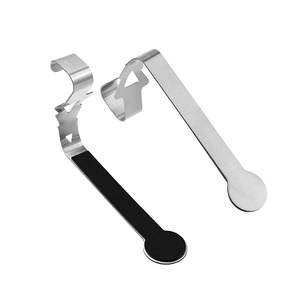 Soporte de calcetín de metal con nombre personalizado en color plateado perfecto para decoración navideña personalizada y decoración navideña - Product Image 6