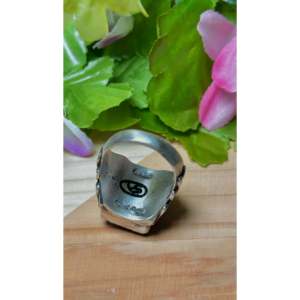 LeRoy James Kingman Handmade <b>Dainty</b> <b>Ring</b> Turquoise & Sterling Silver with Smooth Bezel Setting Size 12.25 Everyday Wear - Product Image 4