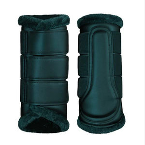 Bottes de protection durables et amortissantes pour chevaux, pour la protection des tendons et des articulations, bottes d'équitation personnalisées fabriquées au Pakistan - Product Image 4