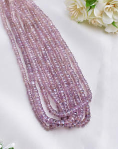 Perles d'améthyste rose revêtues d'améthyste 105,36 carats Collier de perles Perles d'améthyste Naturelles pour la fabrication de bijoux fins Pierre précieuse - Product Image 4