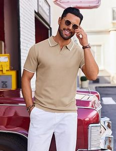 Los últimos polos a rayas de moda para hombre, ropa informal, proveedor de polos, polos con logotipo personalizado para ropa de calle y ropa deportiva - Product Image 4