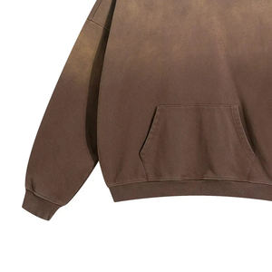 Precio Último estilo Hombres Acid Wash Sudadera con capucha Ropa informal Etiqueta privada Bajo MOQ Hombres Acid Hoodies básicos, sudaderas con capucha - Product Image 3