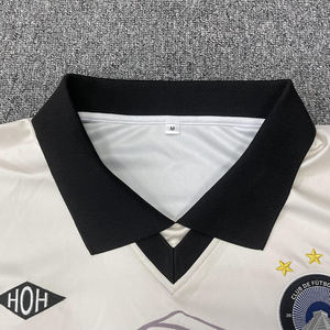 2025 maillot de football jeunesse respirant personnalisé pour hommes femmes chemises de sport d'équipe les plus vendues avec Logo brodé motif solide - Product Image 3