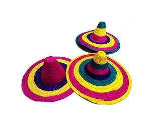 Sombrero de paja hecho a mano de primera calidad con detalles coloridos-Sombrero de paja de calidad de exportación para festivales, ropa de playa y venta al por menor - Product Image 6