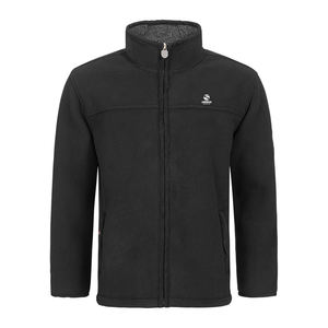 Chaqueta de Invierno para Hombre, Talla Grande, Tejida, Impermeable, Transpirable, con Capucha, Forro Polar, Ribete de Piel de Zorro, Cierre de Cremallera, Secado Rápido, Deportiva - Product Image 1