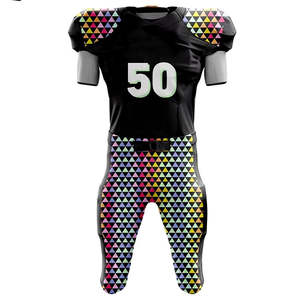 Uniformes de football américain de haute qualité, dernier design, adultes, respirants, courts, élégants, ensembles d'entraînement d'équipe, approvisionnement direct en usine - Product Image 2