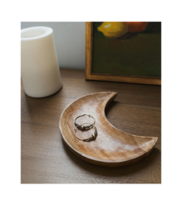 ถาดไม้ใส่ขนมหวานถาดรองขนมรูปดาวพระจันทร์ถาดเสิร์ฟขนมไหว้พระจันทร์ - Product Image 6