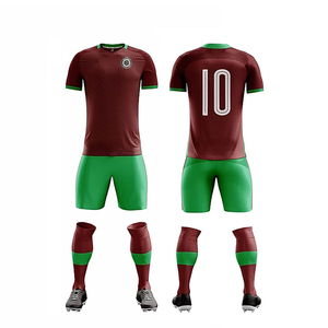 Alta calidad 100% poliéster Diseña tu propio conjunto de uniforme de fútbol sublimado de ropa de fútbol personalizado superventas - Product Image 3