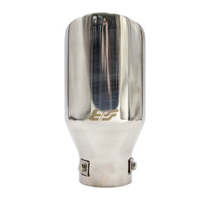 Terminale rotondo diametro 63mm inclinato in acciaio inox - Product Image 3