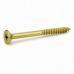 Vis à bois Phillips à tête fraisée <span class=keywords><strong>en</strong></span> acier au carbone, zinguées jaunes, DIN 7997 <span class=keywords><strong>EN</strong></span> 14592 M3-M6 16-100mm, directement de l'usine - Product Image 1