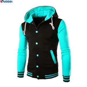 เสื้อแจ็คเก็ตเบสบอลแบบมีฮู้ดสำหรับผู้ชาย คุณภาพสูง ดีไซน์ใหม่ ผ้าแคนวาส ไซส์ใหญ่พิเศษ เหมาะสำหรับฤดูหนาว - Product Image 5