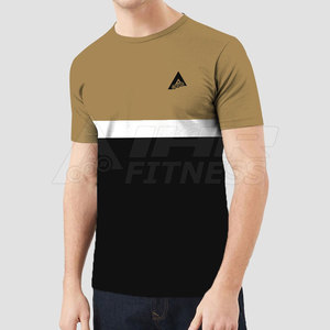 เสื้อยืดผ้าฝ้ายแผงวัสดุโพลีเอสเตอร์มาใหม่เสื้อยืดแผงสไตล์ที่เป็นเอกลักษณ์ - Product Image 1