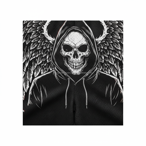 กางเกงขาสั้นลายกราฟิกผู้ชาย ระบายอากาศได้ดี OEM ลายศิลปะสีดำ สไตล์สตรีทแวร์ฤดูร้อน - Product Image 4