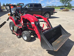 รถแทรกเตอร์ขนาดเล็ก Mahindra Emax 20S คุณภาพสูง ขายดี กำลัง 24 แรงม้า ขับเคลื่อน 4x2 เกียร์ธรรมดา เหมาะสำหรับงานเกษตร ประหยัดน้ำมัน กะทัดรัด - Product Image 1