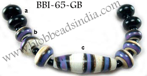 Cuentas de cristal de calidad surtidas brillantes para manualidades de joyería DIY y proyectos de arte cuentas de cristal de Murano hechas a mano de lujo de la India - Product Image 2