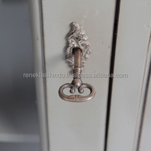 Armoire en acajou avec portes en verre transparent, modèle n° 1424, prix économique - Product Image 4